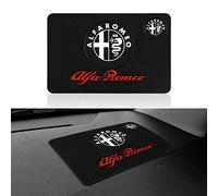 LOERSS Tapis Antidérapant Tableau Bord de Voiture, pour Alfa Romeo 159 147 156 155 Mito Giulietta Spider GT Stelvio Giulia, Résistant à la Chaleur, Tapis Antidérapant, Tapis Collant Parfum