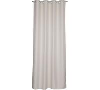 LOESCHEN Schöner Wohnen Echarpe à œillets Opaco I Couleur 30 Beige I Taille 140x250 cm I Pur polyester