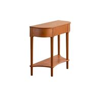 loeusjfnr Table de Canapé Foyer Étroite Table d'Entrée Étroite à Double Niveau 100cm/39 pour Espaces Restreints, Bout de Couloir, Salon, Hall, Antichambre, Bureau