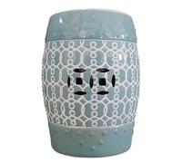 loeusjfnr Tabouret de Jardin Tabouret de Tambour en céramique, Chaise Antique Chinoise ajourée, Tabouret Rond décoratif, Tabouret de cireur de Chaussures Poufs(A)