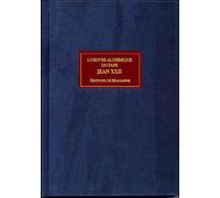 L'oeuvre alchimique du Pape Jean XXII - Collectif - Massanne Eds De - relié - Etude
