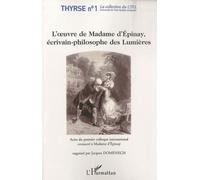 L'oeuvre de Madame d'Epinay,