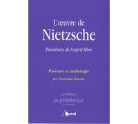 L'oeuvre de Nietzsche