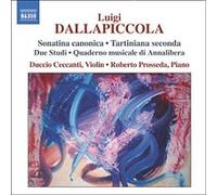 Dallapiccola - intégrale de l'oeuvre pour Violon et Piano [Import]