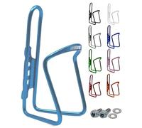 LOEVELOSI Porte-bouteille de vélo en aluminium noir extra renforcé pour vélo de course, VTT, vélo de trekking, vélo d'enfant, porte-gobelet, porte-bouteille pour bouteille d'eau