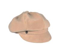 LOEVENICH Bonnet ballon coupe-vent | 100 % polyester | Taille unique | Femme | Béret, beige, taille unique