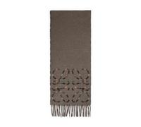 Loewe - Anagram Silk & Cashmere Scarf - Femme - Accessoires - Brun - Taille: ONE Size