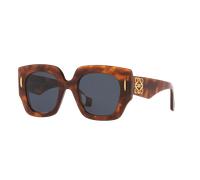 Loewe Femme Sunglass Anagram Lw40129U - Couleur du Monture: Écaille, Couleur de Lentille: Bleu