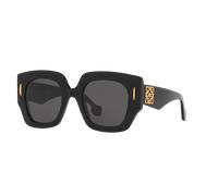 Loewe Femme Sunglass Anagram Lw40129U - Couleur du Monture: Noir brillant, Couleur de Lentille: Gris