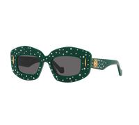 Loewe Femme Sunglass Anagram LW4114IS - Couleur du Monture: Vert, Couleur de Lentille: Gris