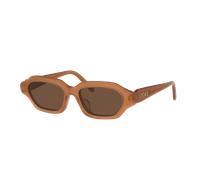 Loewe Femme Sunglass Slim LW40157U - Couleur du Monture: Marron Noir, Couleur de Lentille: Brun