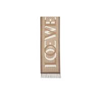 Loewe - Jacquard Anagram Scarf - Femme - Accessoires - Beige - Taille: ONE Size