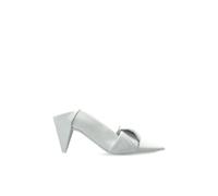 Loewe - Mules à talons Origami - Femme - Chaussures - Blanc - Taille: 37 EU