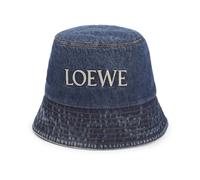 Loewe - Paula's Ibiza Denim Bucket Hat - Femme - Accessoires - Bleu - Taille: S