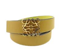 Loewe Pre-owned - Ceinture en cuir Pre-owned - Femme - Pre-owned - Vert - Taille: ONE Size