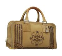 Loewe Pre-owned, Femme, Pre-owned, Beige, Taille: ONE Size Pre-owned Daim sacs-main