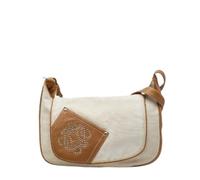 Loewe Pre-owned, Femme, Pre-owned, Blanc, Taille: ONE Size Sac à bandoulière en toile Pre-owned