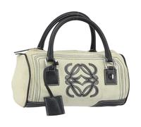 Loewe Pre-owned, Femme, Pre-owned, Blanc, Taille: ONE Size Sac à main en cuir Pre-owned