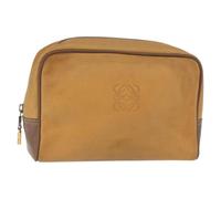 Loewe Pre-owned - Pochette en cuir Pre-owned - Femme - Pre-owned - Beige - Taille: ONE Size