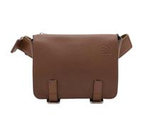 Loewe Pre-owned - Pre-owned Anagram Leather 2way Shoulder Bag - Homme - Pre-owned - Brun - Taille: ONE Size
