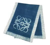 Loewe Pre-owned - Pre-owned Coton foulards - Femme - Pre-owned - Bleu - Taille: ONE Size