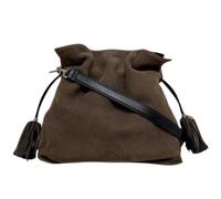 Loewe Pre-owned - Pre-owned Daim sacs-ports-paule - Femme - Pre-owned - Brun - Taille: ONE Size