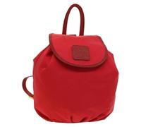 Loewe Pre-owned - Pre-owned Nylon sacs-dos - Femme - Pre-owned - Rouge - Taille: ONE Size
