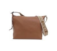 Loewe Pre-owned - Pre-owned Sac bandoulière Cubi en cuir de veau - Femme - Pre-owned - Brun - Taille: ONE Size