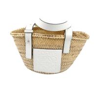 Loewe Pre-owned - Sac cabas Pre-owned en feuille de palmier- petit modèle - Femme - Pre-owned - Blanc - Taille: ONE Size