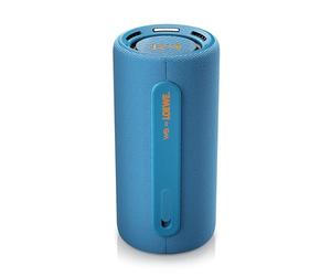 LOEWE We. Hear Pro, Enceinte Bluetooth Portable, Denim | Enceinte Bluetooth premium 100W, 24h batterie, IPX6, powerbank, multipairing, Denim Blue, Coopération avec Kylian Mbappé