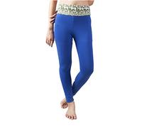 Lofbaz Femmes Pantalon Yoga pour Femmes avec Ceinture élastique Bleu Royal et Vert M