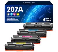 LOFBLAT 207A 207X Toner compatibles (sans Puce) pour HP 207A W2210A 207X Multipack pour HP Color Laserjet Pro MFP M283fdw M255dw M283fdn M283 M255 M255nw M282nw M282 (Noir Cyan Jaune Magenta, 4-Pack)