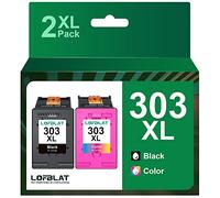 LOFBLAT 303 303XL Lot de 2 cartouches d'encre compatibles avec HP 303 pour HP Envy Inspire 7900e pour HP Envy 6230 7830 6220 6232 6234 7130 7134