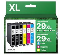 LOFBLAT Cartouches d'encre 29XL compatibles avec Epson 29 XL pour Expression Home XP-352 XP-342 XP-442 XP-452 XP-245 XP-332 XP-255 XP-345 XP-335 XP-355 (3 Noir/1 Cyan/1 Magenta/1 Jaune)