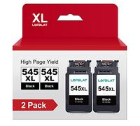 LOFBLAT 545XL Cartouches d'encre Remplacement pour Canon 545 546 XL pour Canon Pixma TS3150 MG2450 MX495 TR4550 MG2950S MG2550 MG2550S MG2555 MG2950 MG2450 TS3150 (2 Noir)