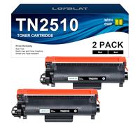 LOFBLAT TN2510 TN-2510 Toner Haute capacité 1200 Pages de Rechange pour Brother HL-L2400DWE, HL-L2445DW, DCP-L2620DW, DCP-L2660DW, DCP-L2665DW, MFC-L2800DW, MFC-L2827DWXL, MFC-L2835DW MFC-L286. 0DDW,
