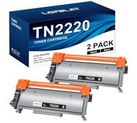 LOFBLAT Toner TN2220 TN 2220 Compatible avec Brother TN2220 TN-2010 pour Brother MFC-7360N MFC-7460DN MFC-7860DW FAX-2840 FAX-2940 HL-2130 HL-2240 HL-2250DN HL-2135W DCP-7055 DCP-7055. W (2 Noires,