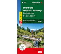 Loferer und Leoganger Steinberge, Wander-, Rad- und Freizeitkarte 1:50.000, freytag & berndt, WK 393: Nationalpark Berchtesgaden, mit APP, wasserfest und reißfest