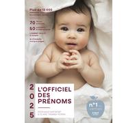 L'officiel des prénoms 2025 - Stéphanie Rapoport - First - broché - Guide