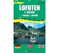 Lofoten 1 : 100 000: Værøy 1:50.000 - Touristische topographische Wanderkarte Norwegen