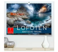 Lofoten - Arktische Träume (hochwertiger Premium Wandkalender 2026 DIN A2 quer), Kunstdruck in Hochglanz: Ein Sehnsuchtsort im hohen Norden Norwegens.
