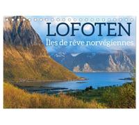 Lofoten - Îles de rêve norvégiennes (Calendrier de bureau 2027 DIN A5 vertical), CALVENDO calendrier mensuel: Les îles Lofoten sont un paradis ... sauvage rencontre la magie du Grand Nord