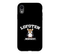 Lofoten Norway Puffin Viking Vintage Souvenir Coque pour iPhone XR