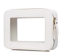 LOFOWN Petite trousse de maquillage transparente - Mini trousse de toilette de voyage transparente - Organisateur approuvé par la TSA - Trousse de maquillage transparente avec fermeture éclair -