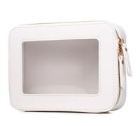 LOFOWN Petite trousse de maquillage transparente - Mini trousse de toilette de voyage transparente - Organisateur approuvé par la TSA - Trousse de maquillage transparente avec fermeture éclair -