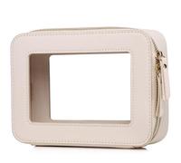 LOFOWN Petite trousse de maquillage transparente - Mini trousse de toilette de voyage transparente - Organisateur approuvé par la TSA - Trousse de maquillage transparente avec fermeture éclair -