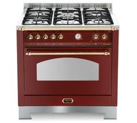 Lofra 60060039 Dolce Vita Rrg96Mft/Ci Cuisine 90Cm Rouge Burgundy/ Laiton Ce.A