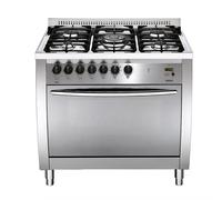 Lofra Courbe CG96GV/C Cuisine Inox 90X60 CM 5 Feux Four À Gaz Multifonction