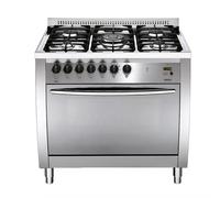 Lofra Courbe CG96GV/C Cuisine Inox 90X60 CM 5 Feux Four À Gaz Multifonction