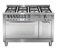 Lofra Courbe Csd126gv+E/2Ci Cuisine 120X60 Cm 7 Brûleurs Four Gaz Et Électrique